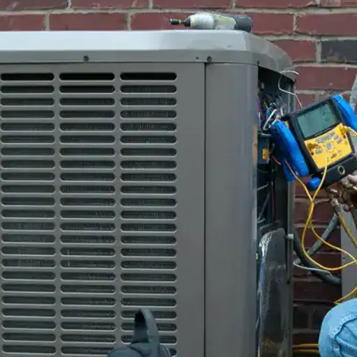 HVAC system maintenance and repair service.