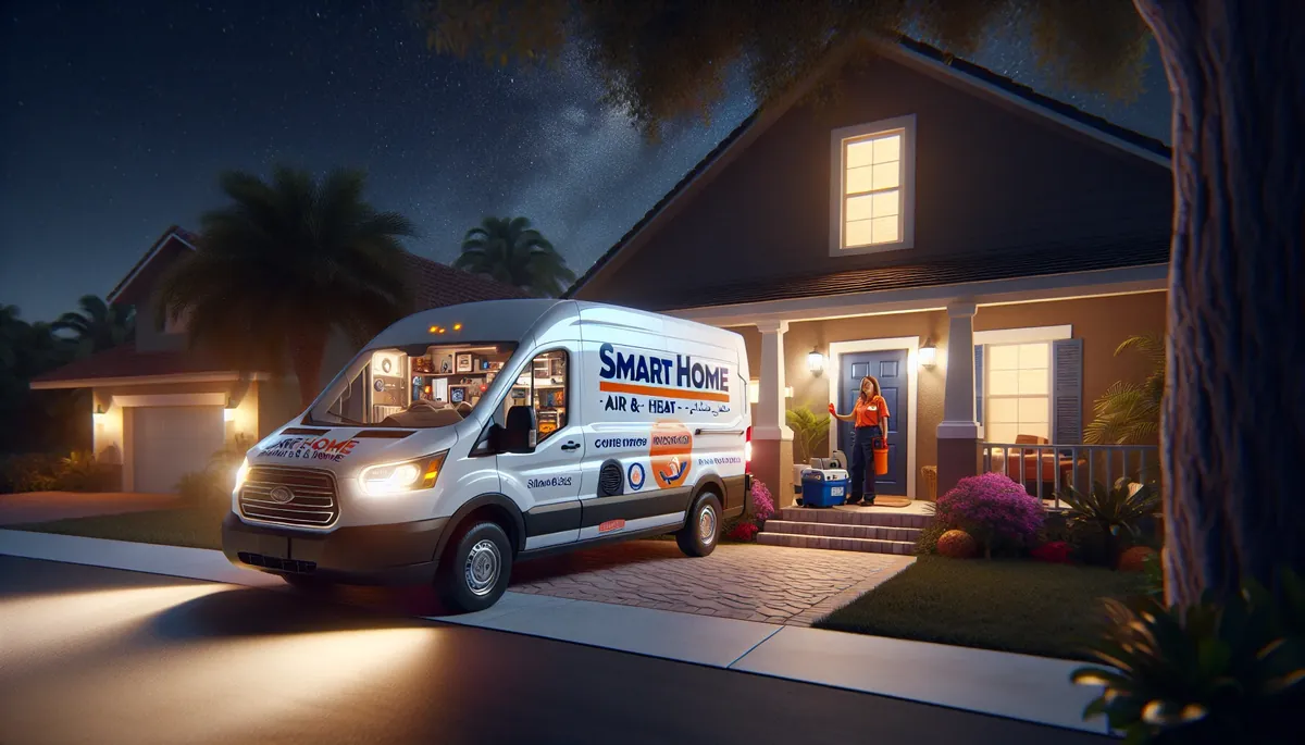 Smart Home Air & Heat emergency van arriving in Goldenrod within 90 minutes