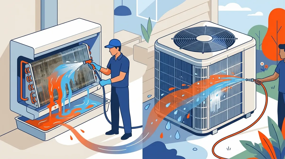 Smart Home Air & Heat AC coil cleaning service in Maitland