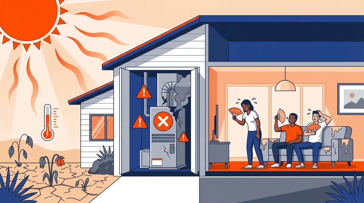 Complete System Failure During Extreme Heat