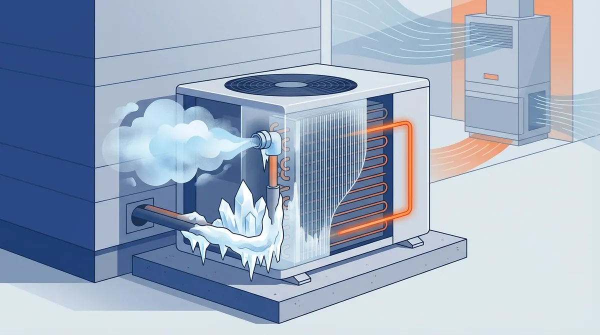 Refrigerant Leak With Ice Formation